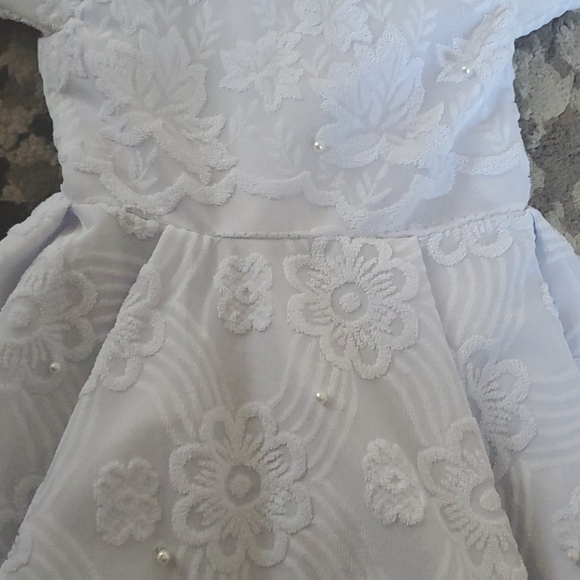 New white lace baby girl dress - Picture 5 of 5